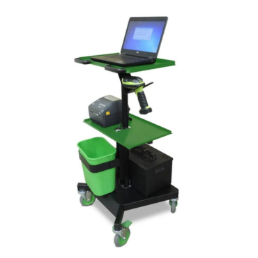 Newcastle LT Series Industrial Powered Laptop Carts (Ultra Compact)
