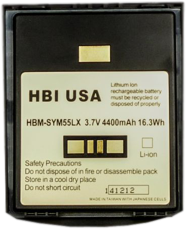 Lot of 3 Harvard HBP-320L Battery Replacement for Zebra AT16004-1 For Printer