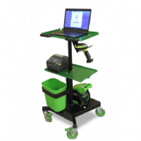 Newcastle LT Series Industrial Powered Laptop Carts (Ultra Compact)