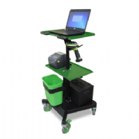 Newcastle LT Series Industrial Powered Laptop Carts (Ultra Compact)